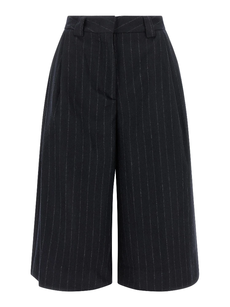 Blue Polyamide Bermuda Shorts