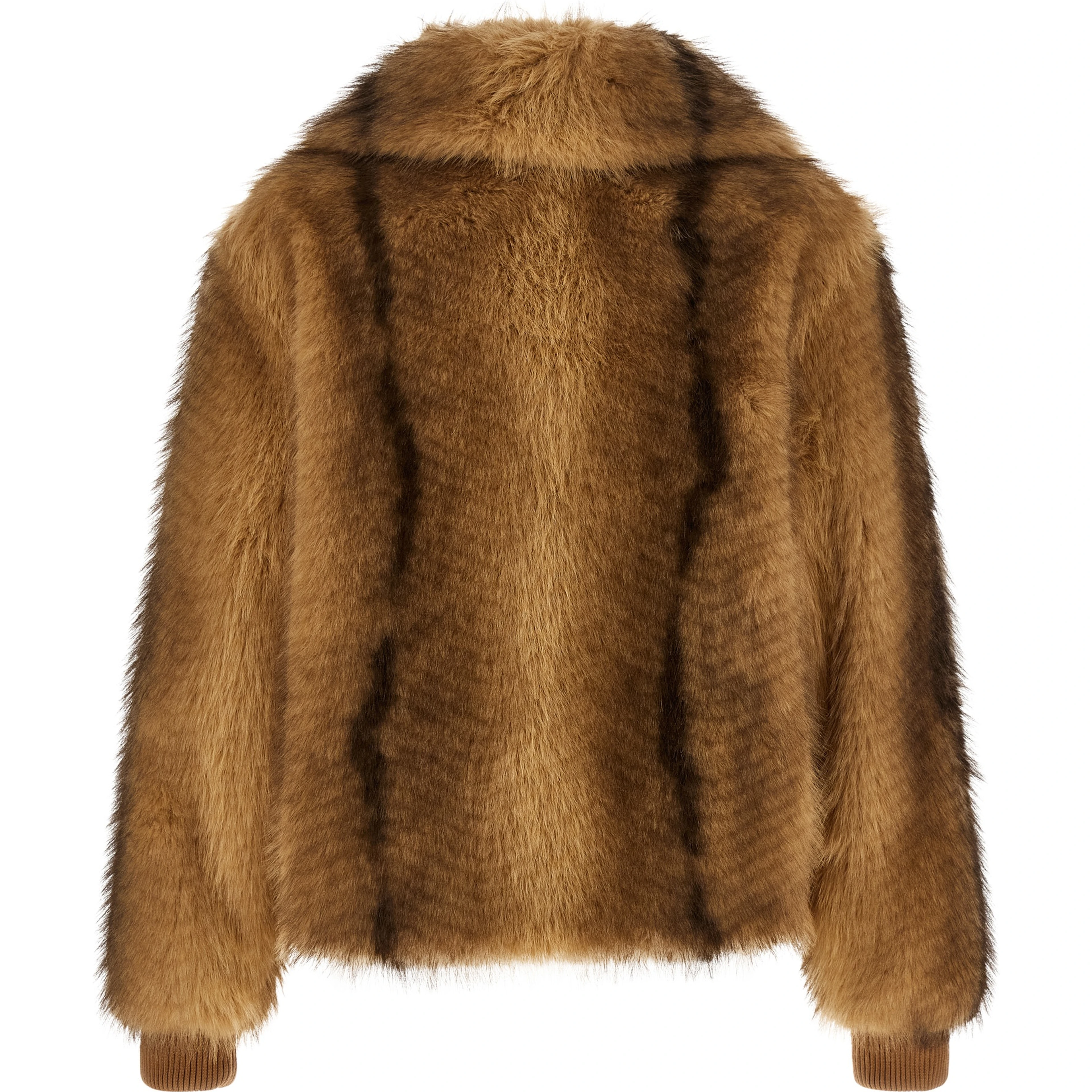 Beige Polyester Bomber
