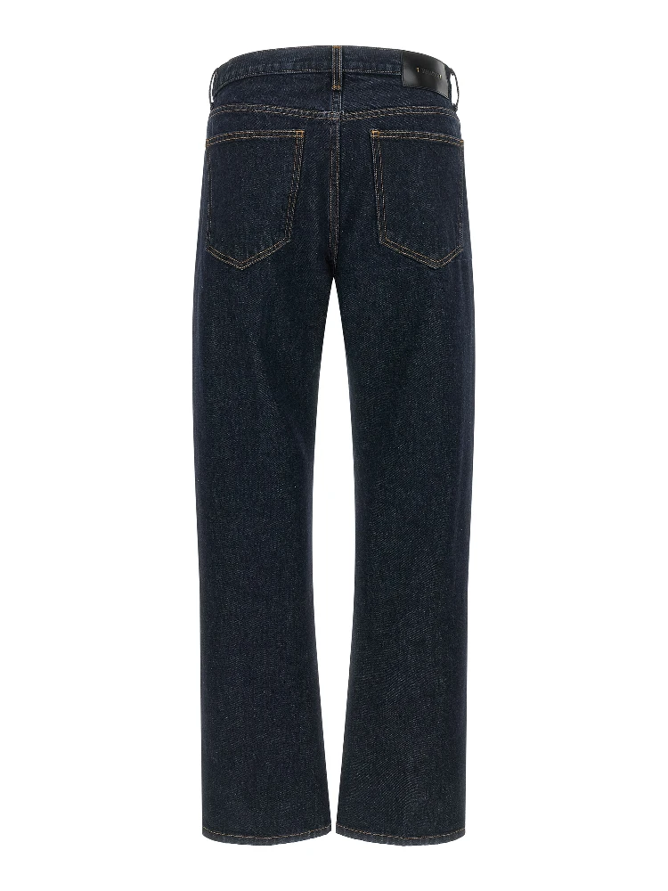 Blue Cotton Straight-Leg Jeans alternative