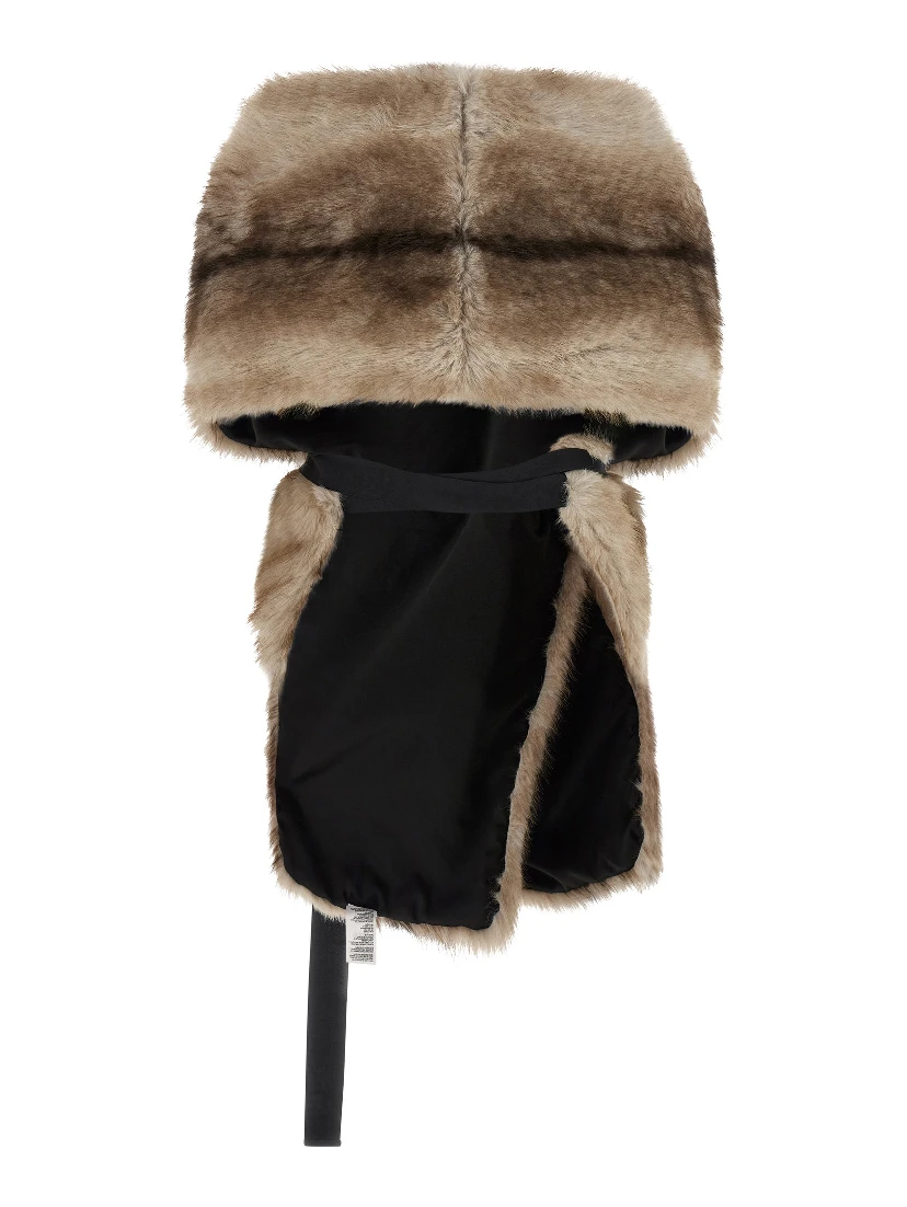 Beige Polyester Foulard