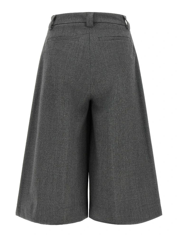 Gray Polyester Bermuda Shorts alternative