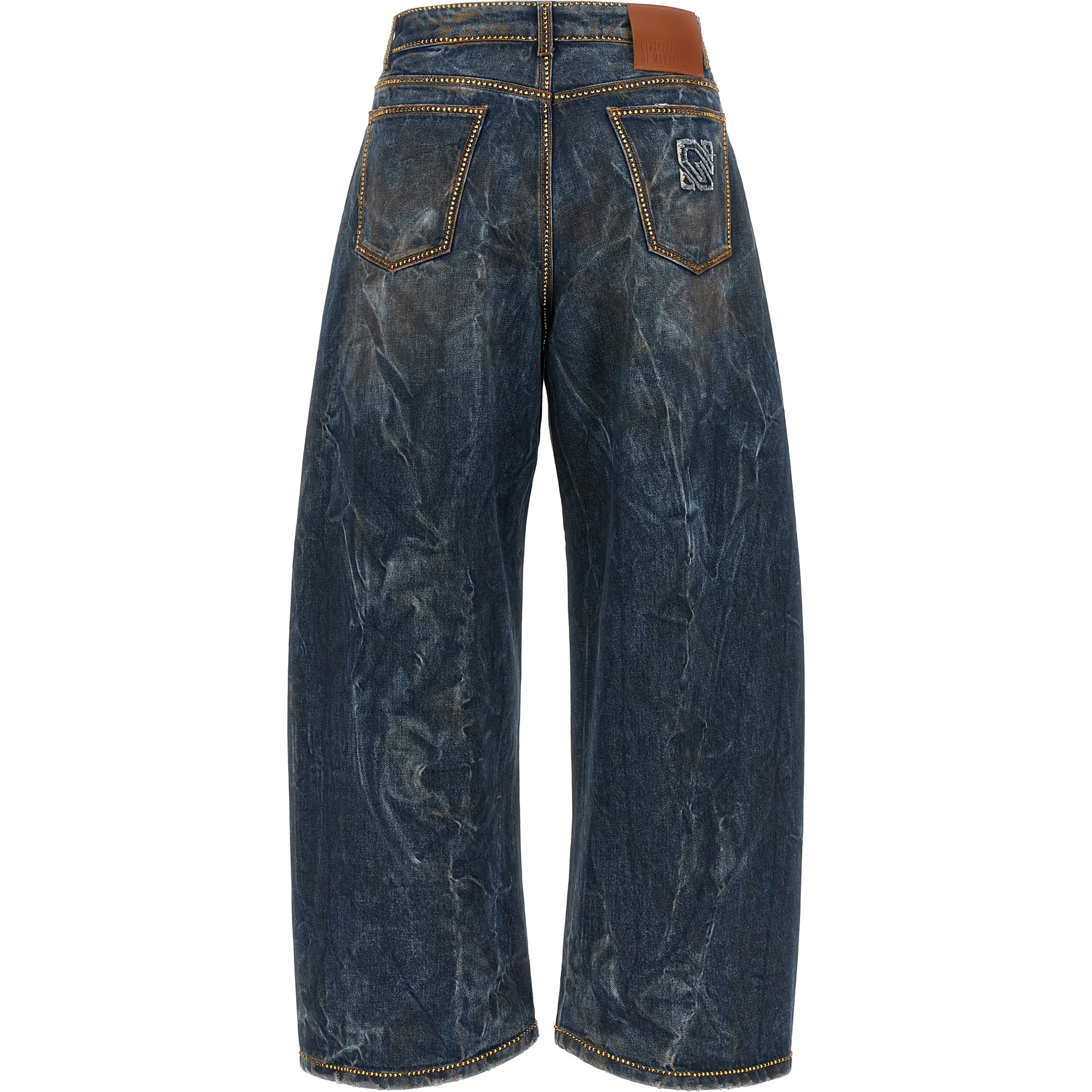 Blue Cotton Relaxed Fit Jeans