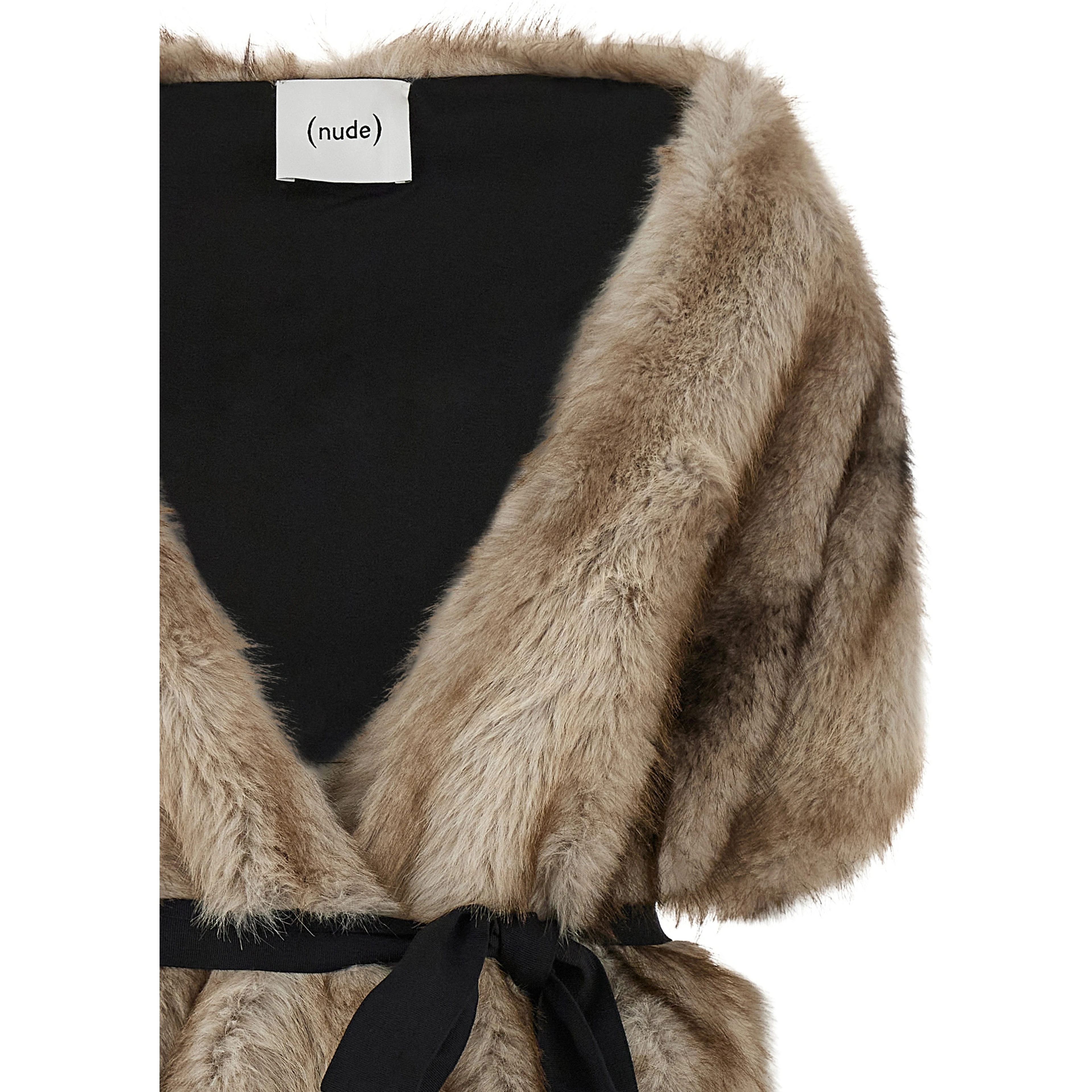 Beige Polyester Foulard