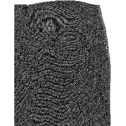 Gray Virgin Wool Long Skirt