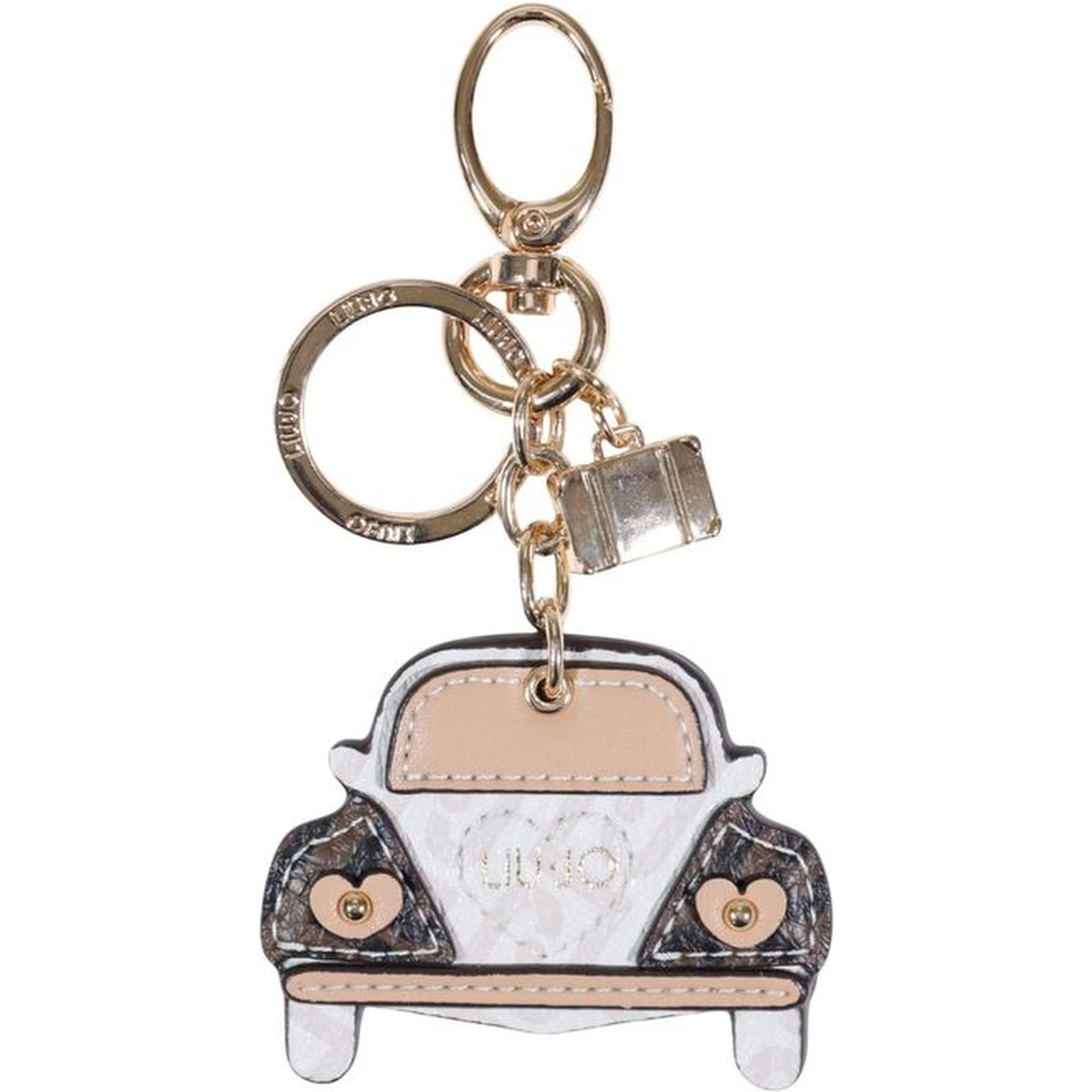 Beige Polyethylene Keychain
