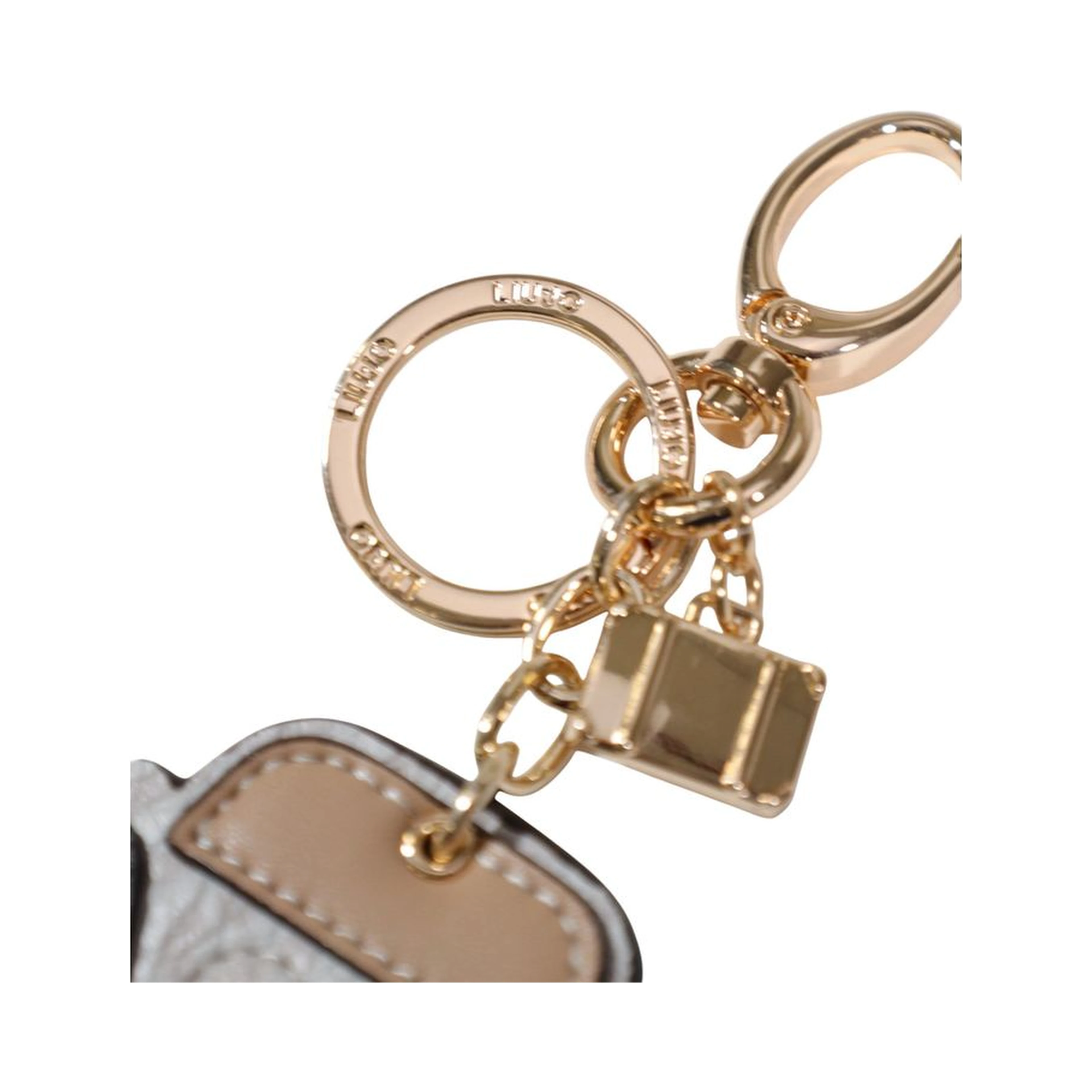 Beige Polyethylene Keychain