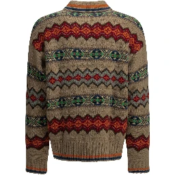 "Fair Isle" Polo Sweater