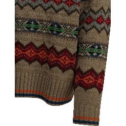 "Fair Isle" Polo Sweater