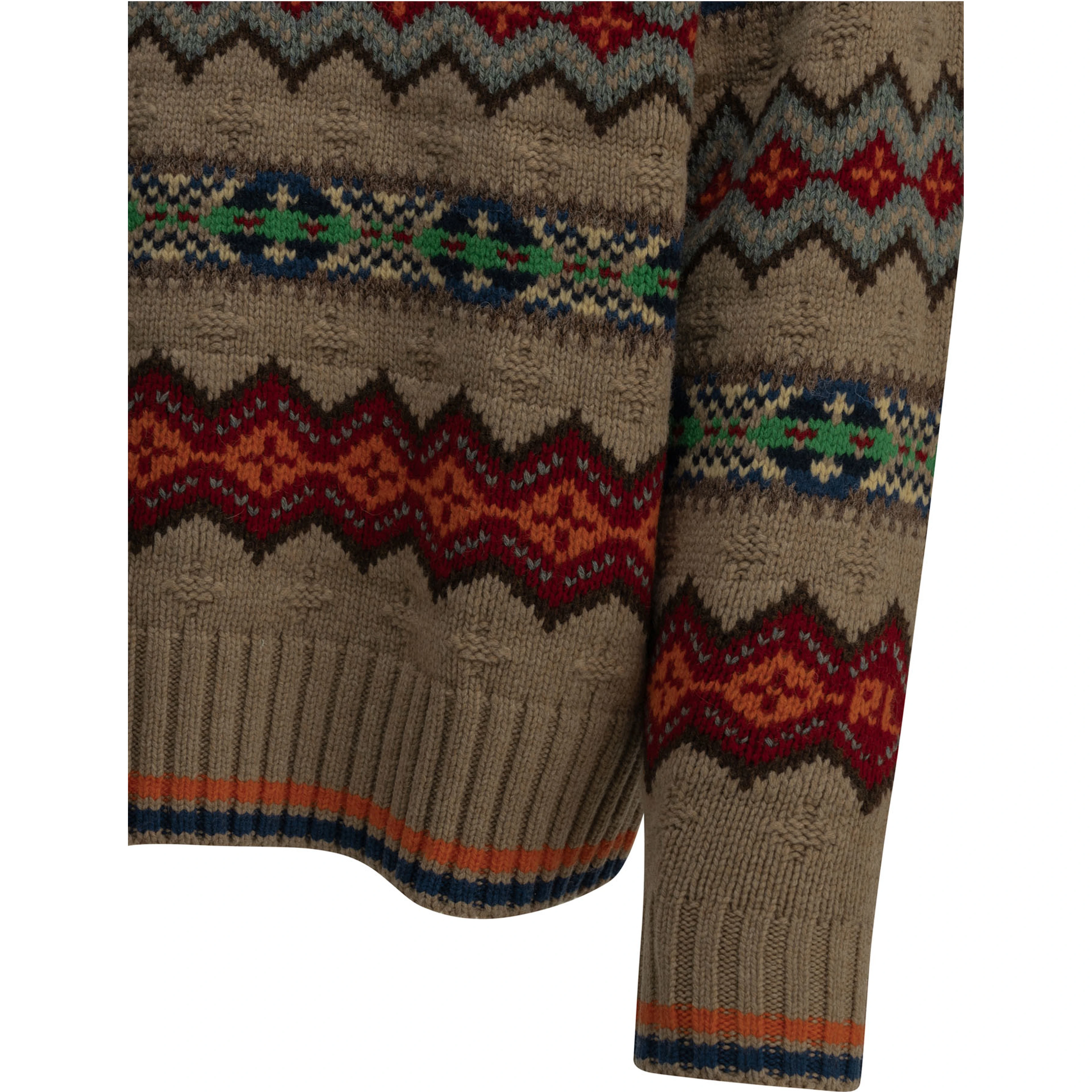 "Fair Isle" Polo Sweater