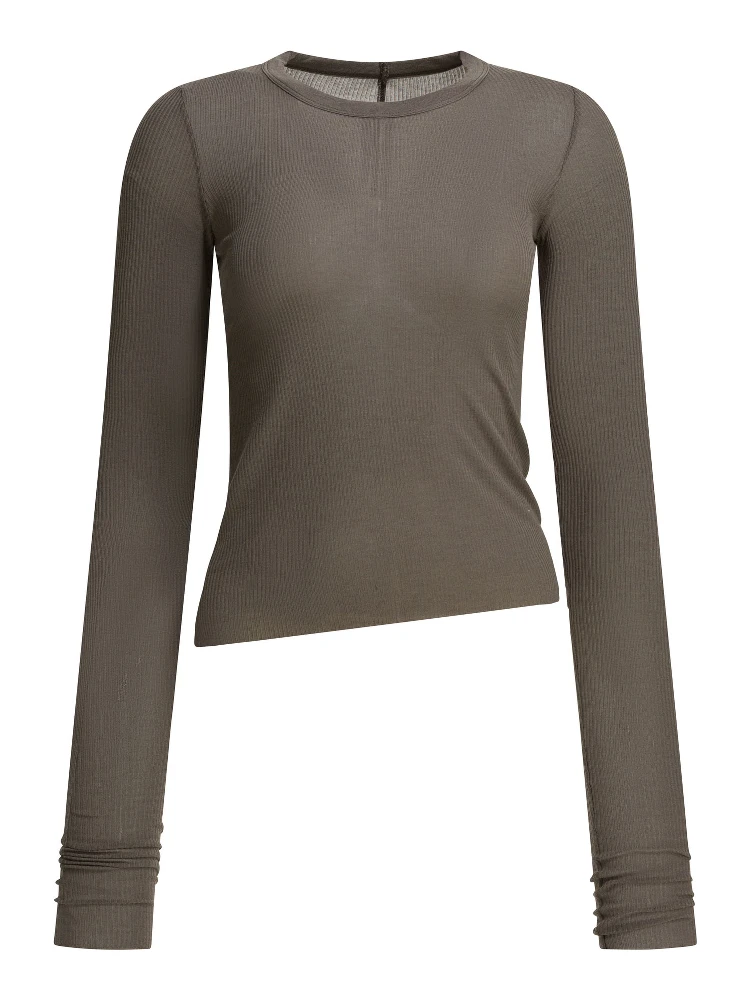 Silk-blend crew-neck T-shirt