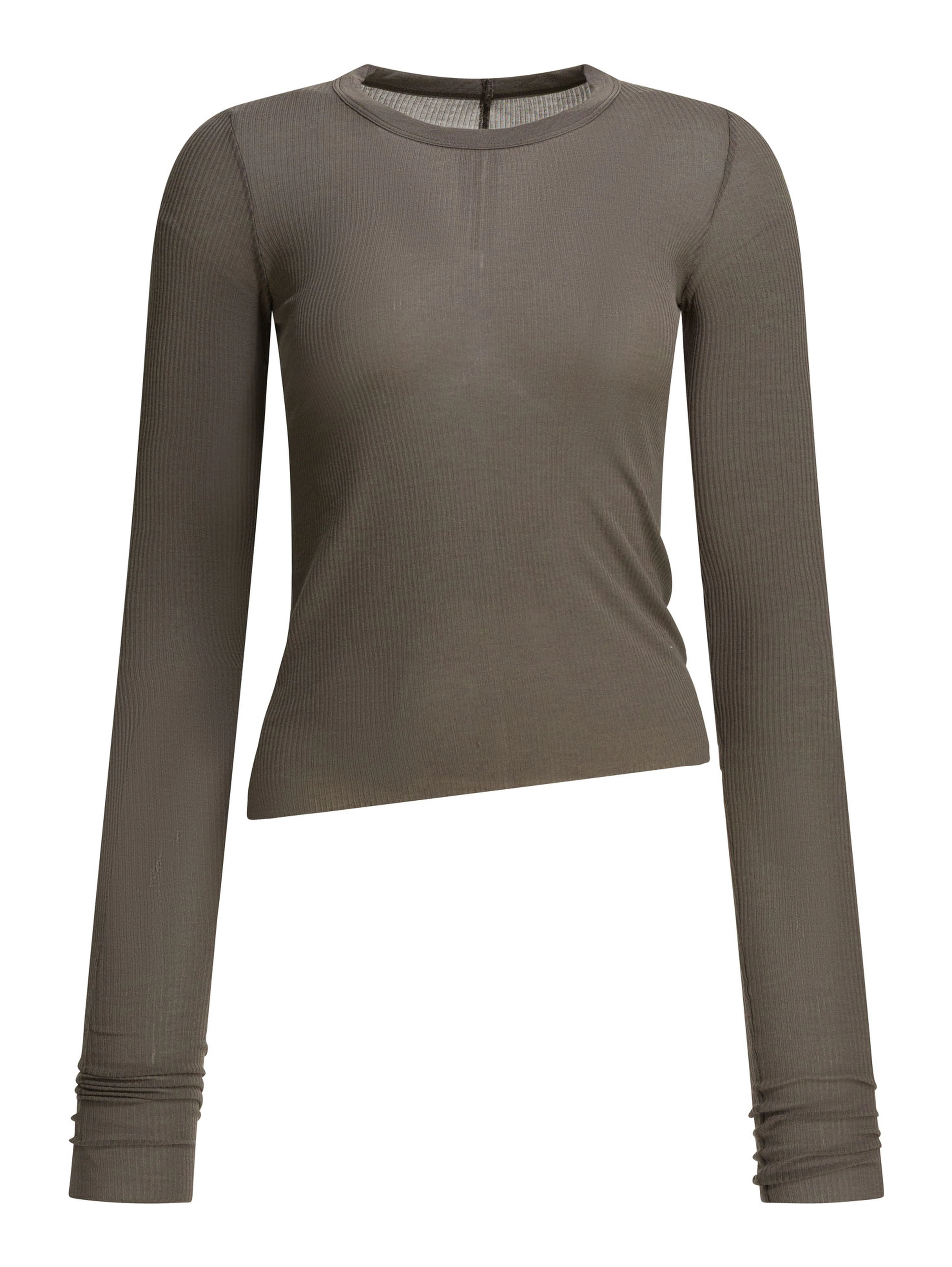 Silk-blend crew-neck T-shirt