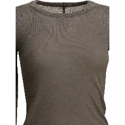 Silk-blend crew-neck T-shirt