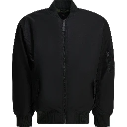 Nylon bomber jacket