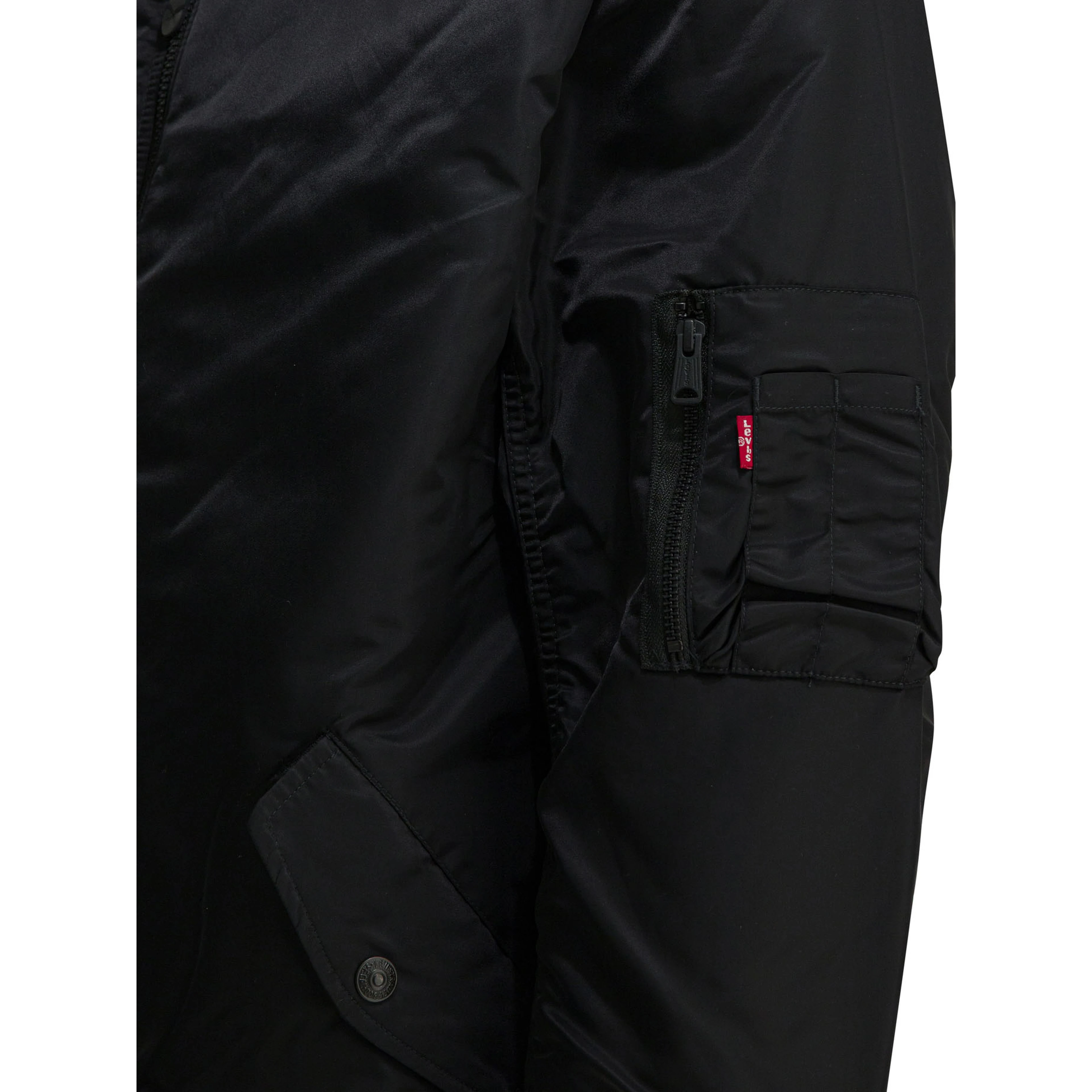 Nylon bomber jacket