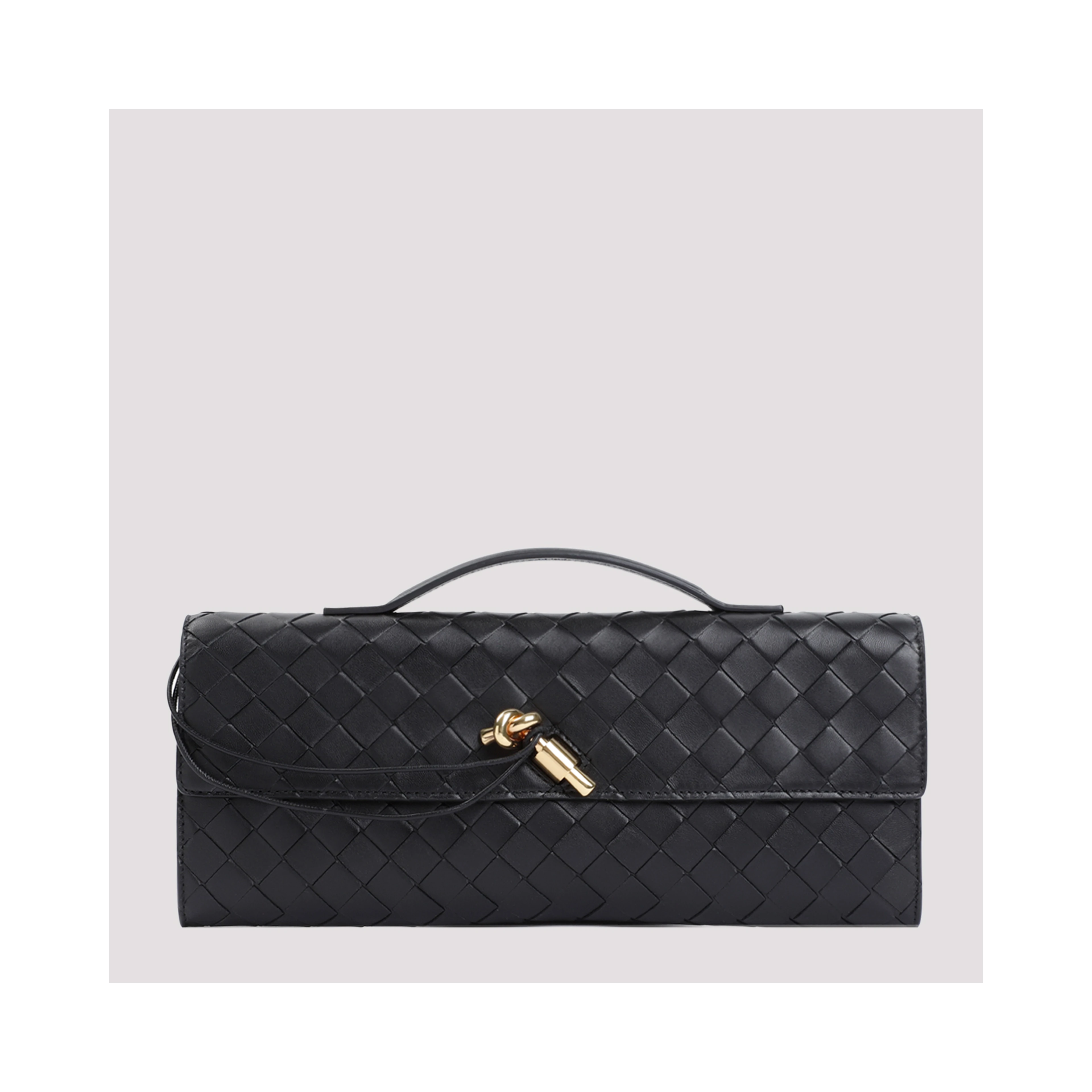 Bottega Veneta Andiamo Long Intreccio Clutch