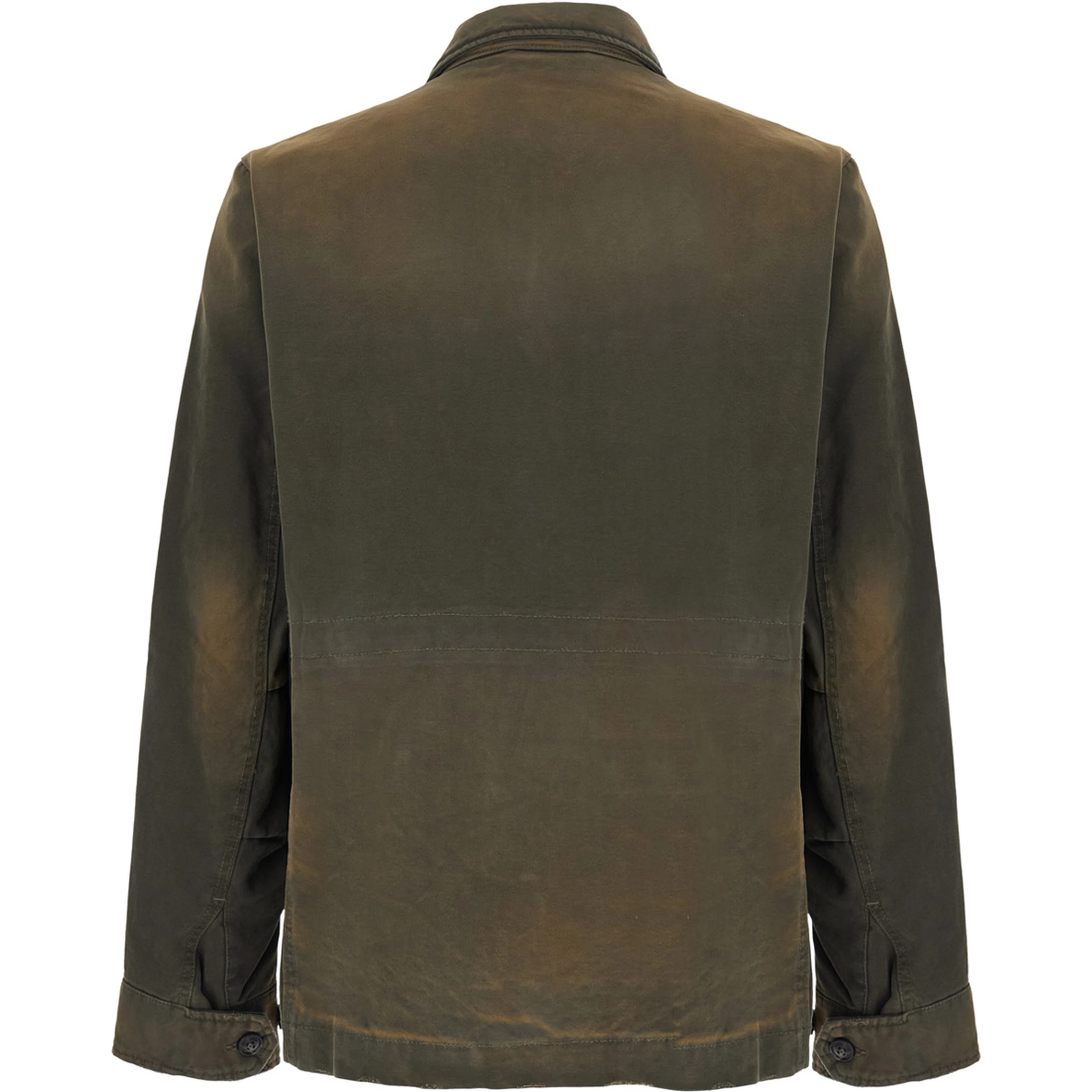 M65 green Jacket with military design and embroidered logo on the front in cotton for men
