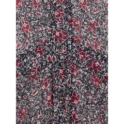 Danielle Purple Dress with V-neck and Floral Motif in Viscose for Women