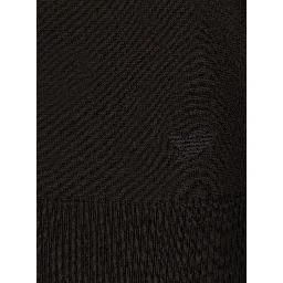 POLO COLLAR with long sleeves in Tech Fabric brown for men