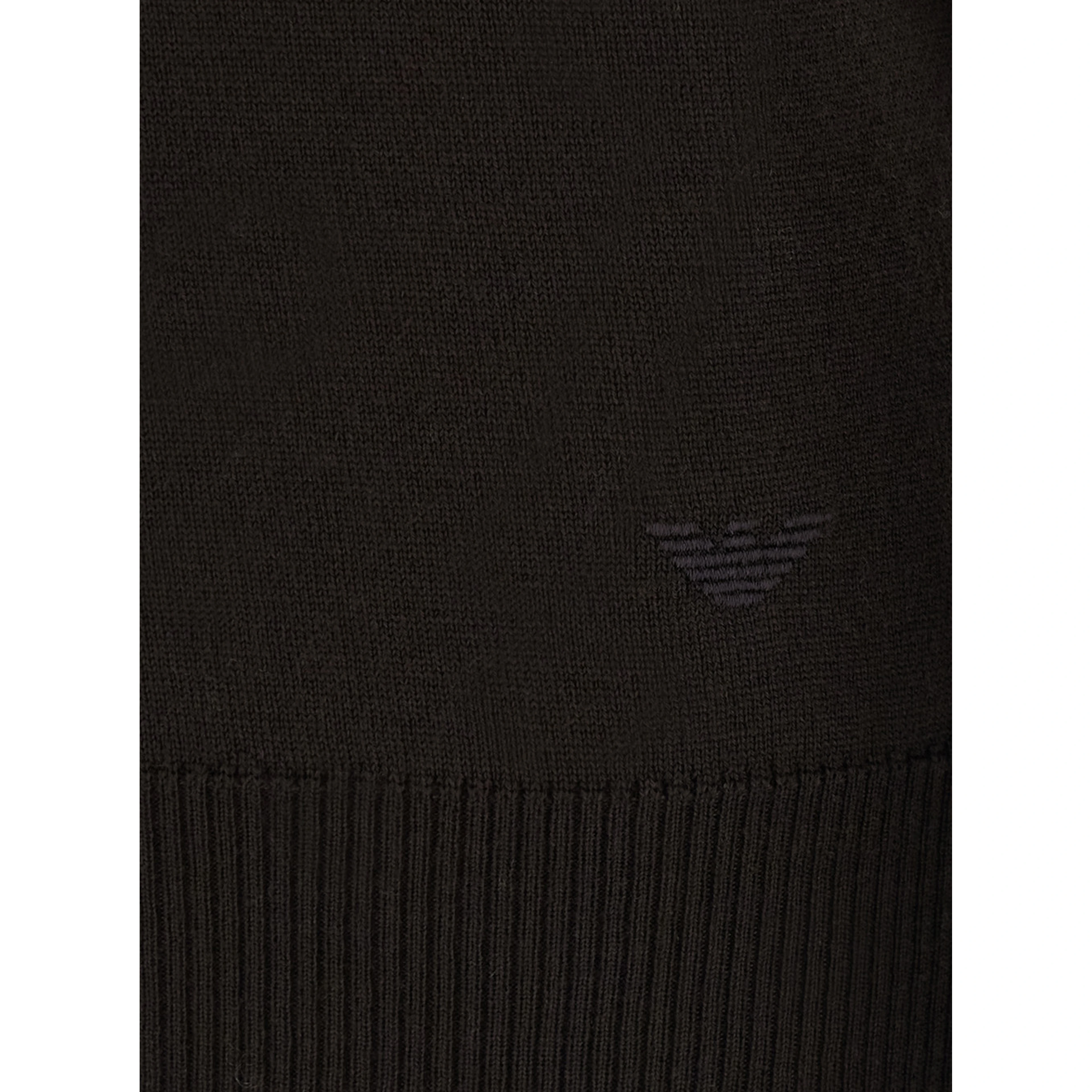 POLO COLLAR with long sleeves in Tech Fabric brown for men