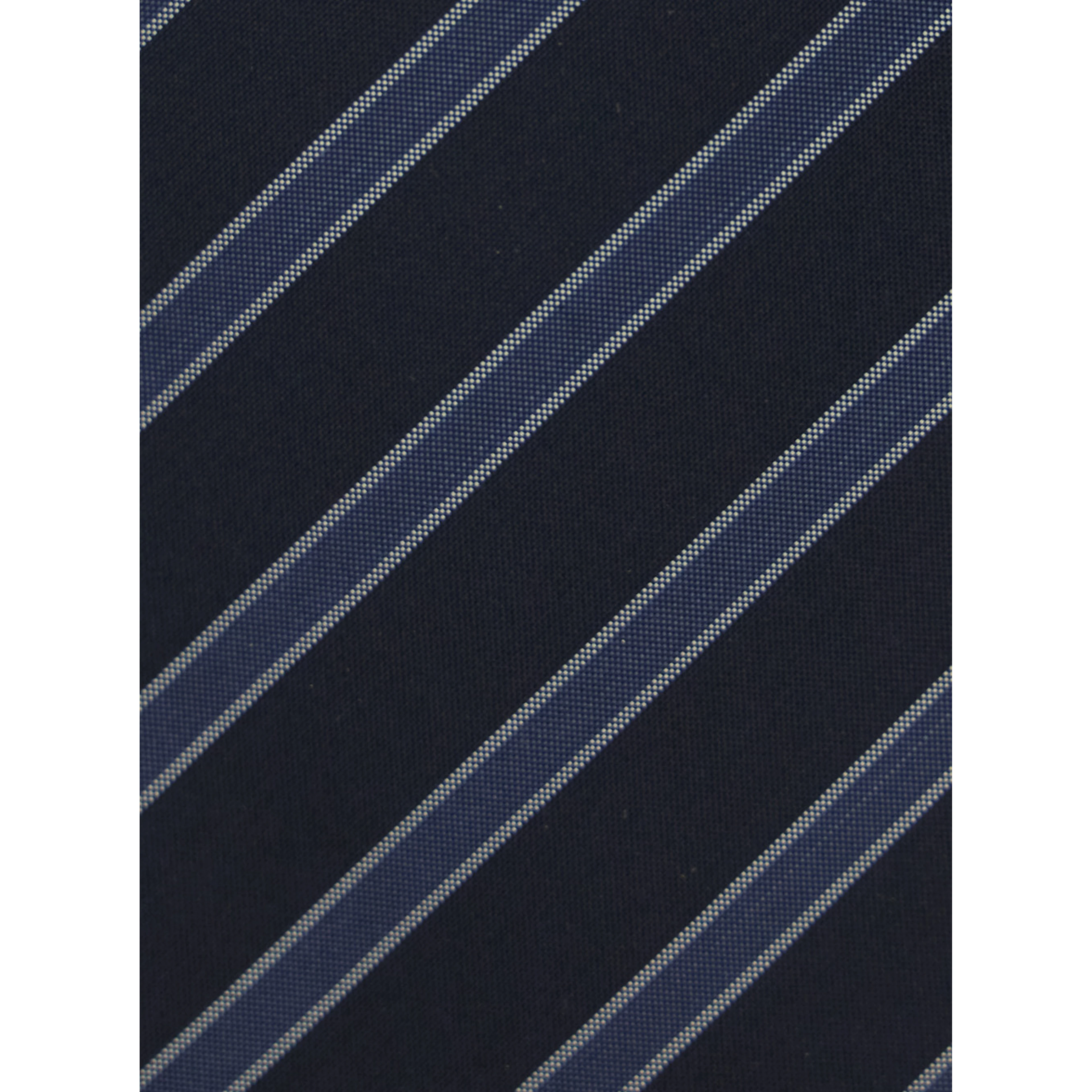 blue Tie with striped motif in silk Man