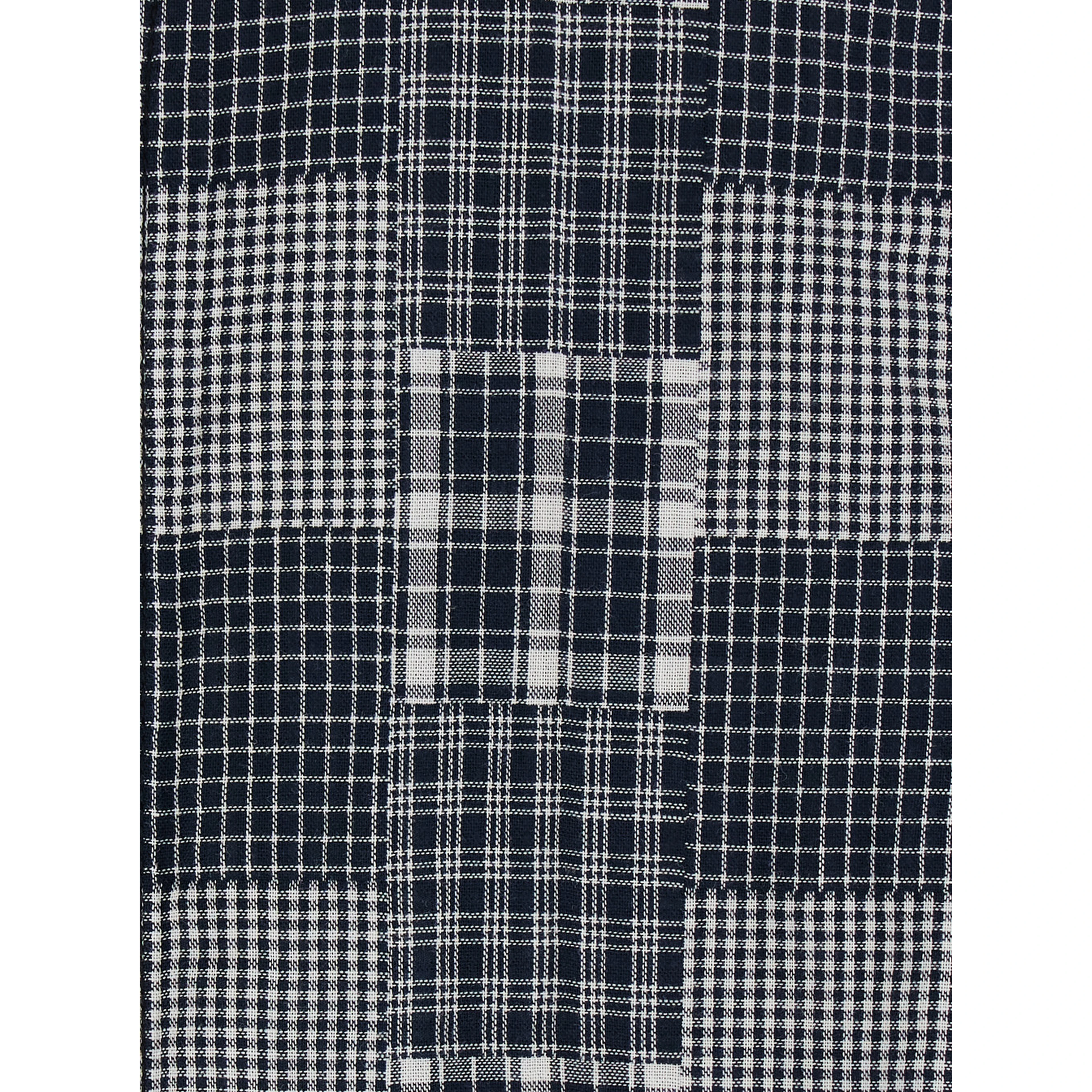 UNISEX PLAID LONG SLEEVED SHIRT WOVEN with long sleeves, in cotton, gray color, unisex