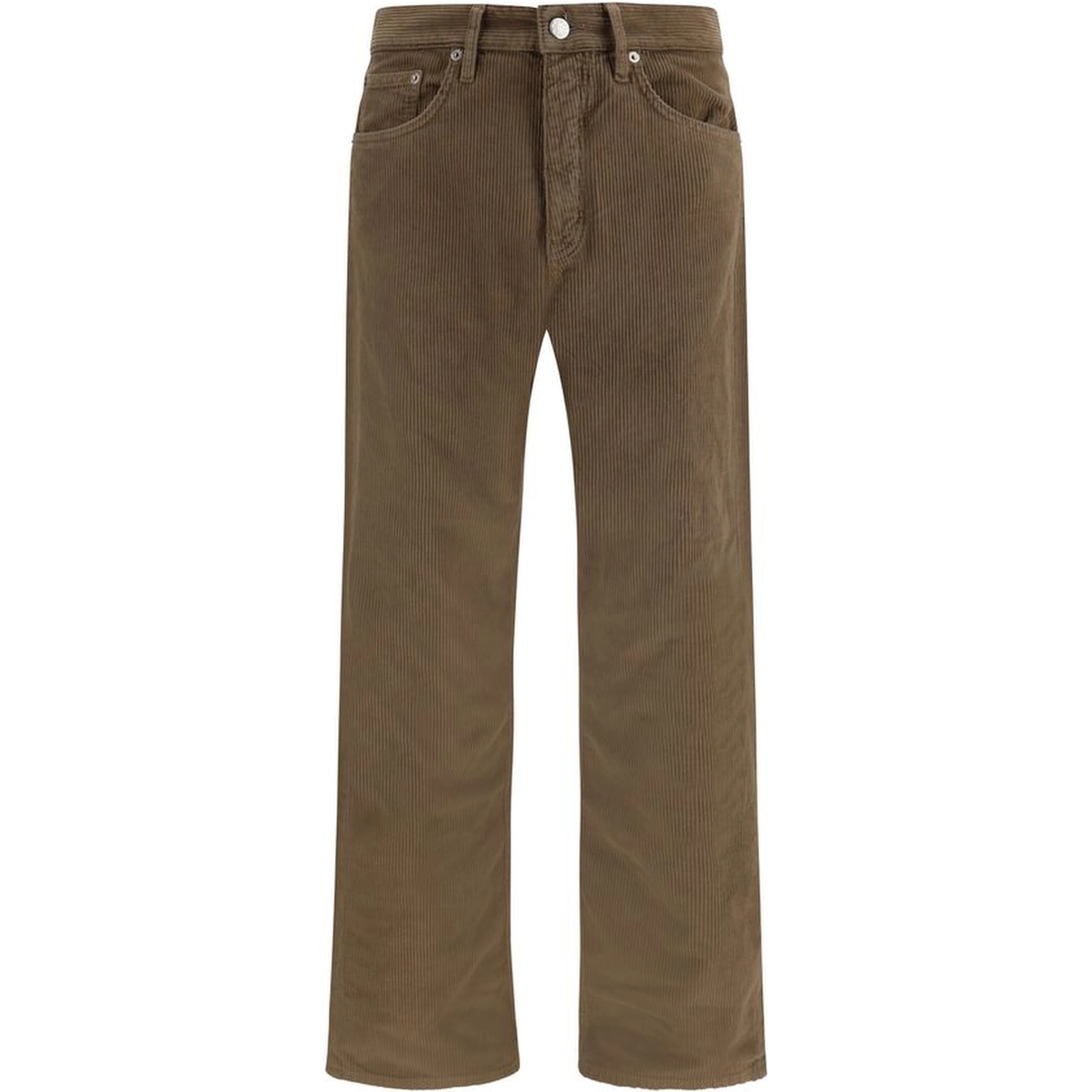 Bicolor Cotton Casual Pants