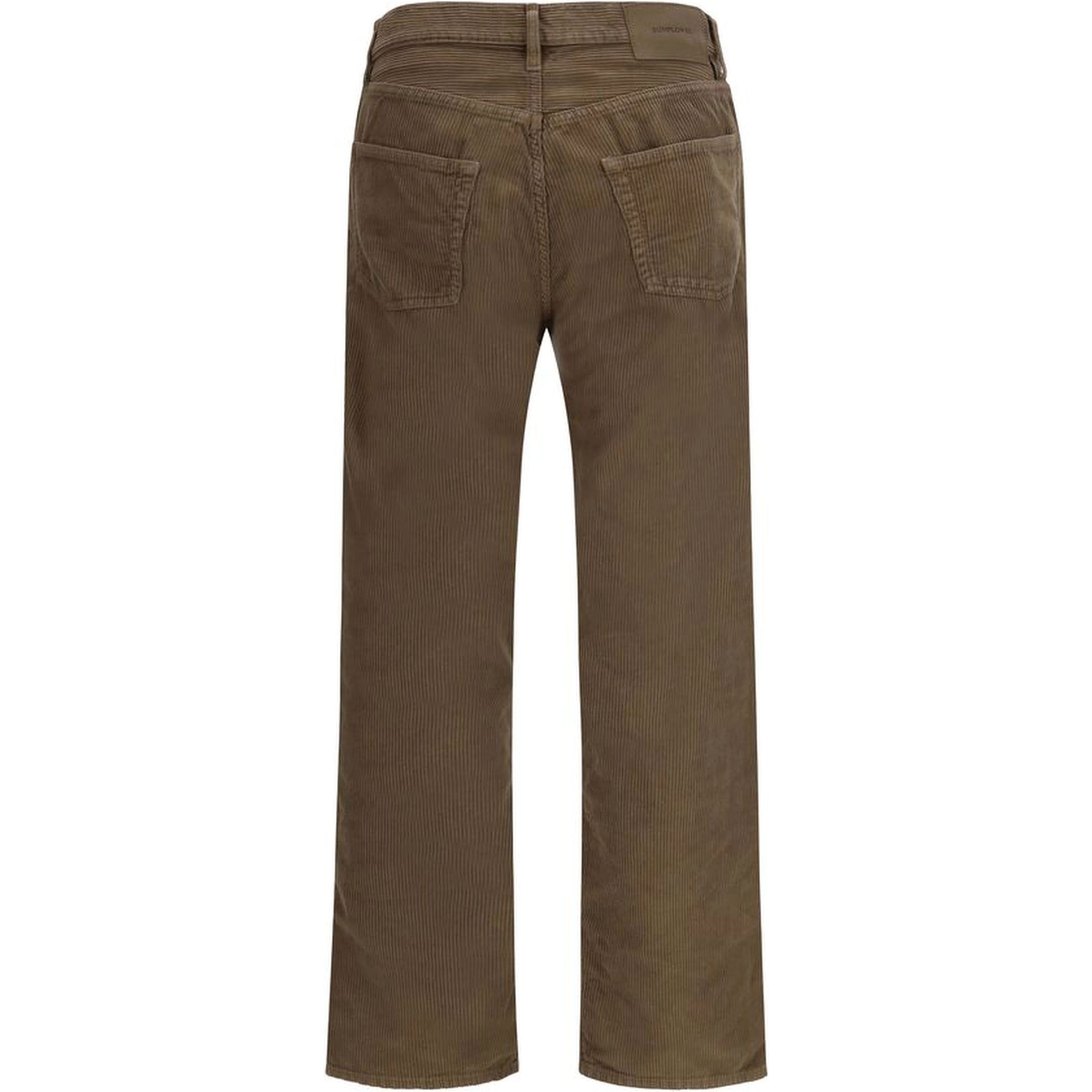 Bicolor Cotton Casual Pants