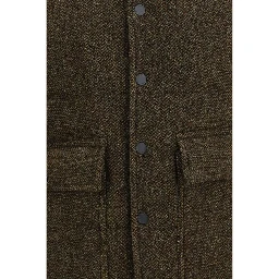 Bicolor Wool Oves Aries Sleeveless Jacket
