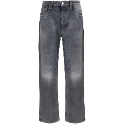 Black Cotton Relaxed Fit Jeans