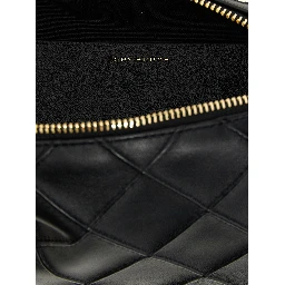 Black Lamb Leather Crossbody Bag