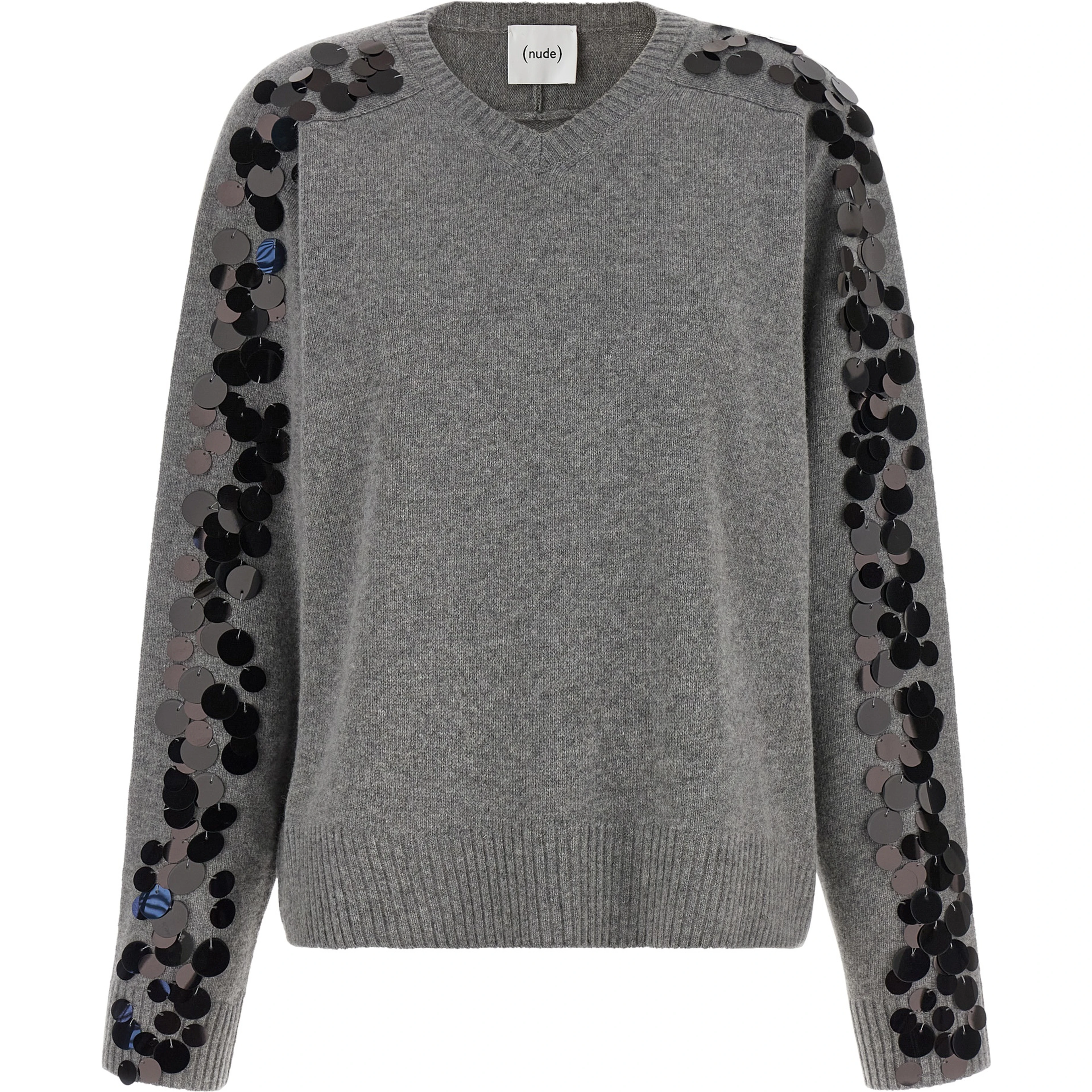 Gray Wool Cardigan