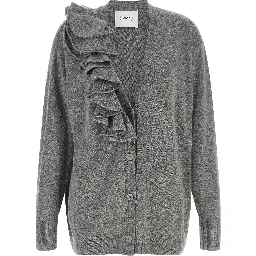Gray Wool Cardigan