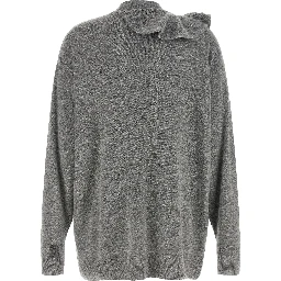 Gray Wool Cardigan