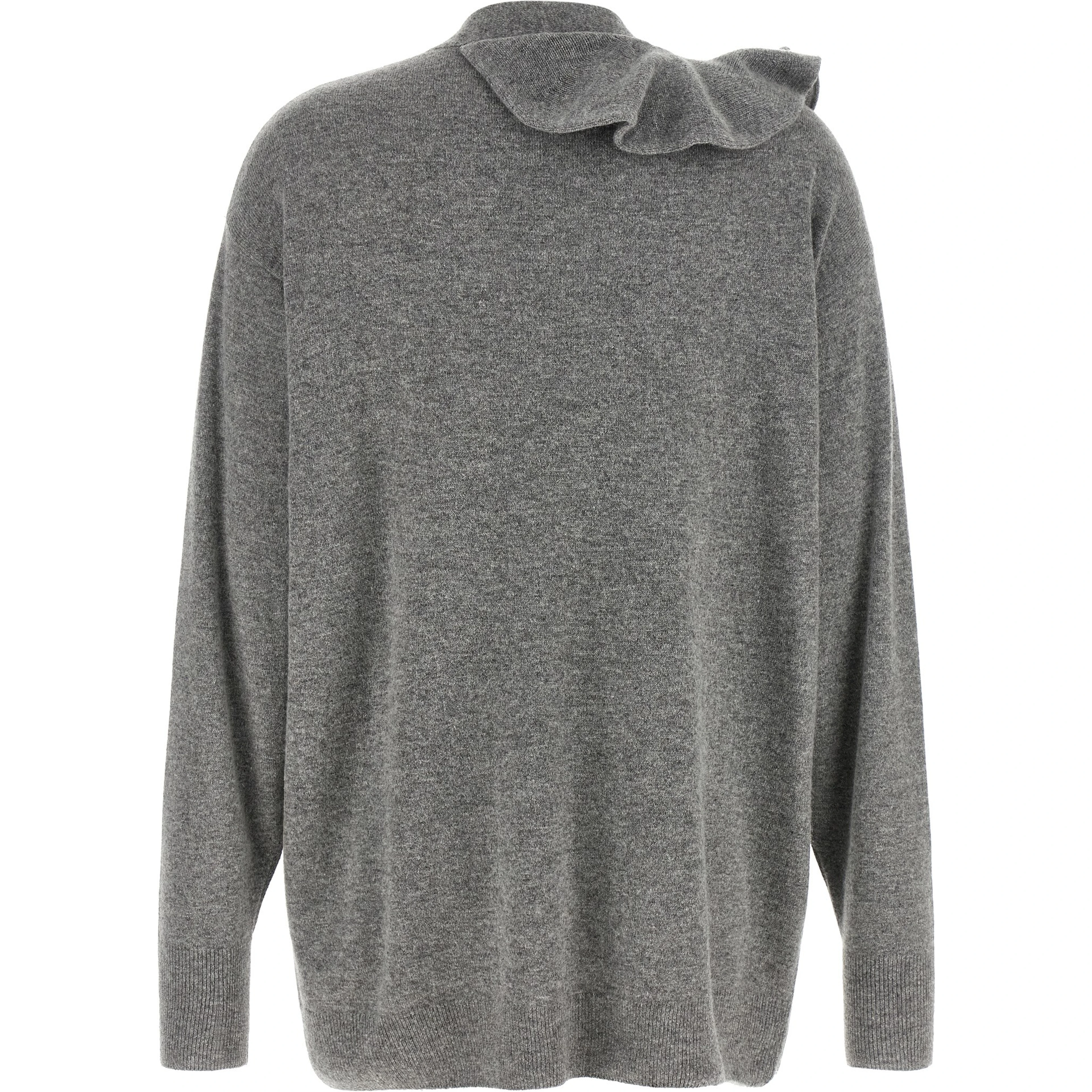 Gray Wool Cardigan