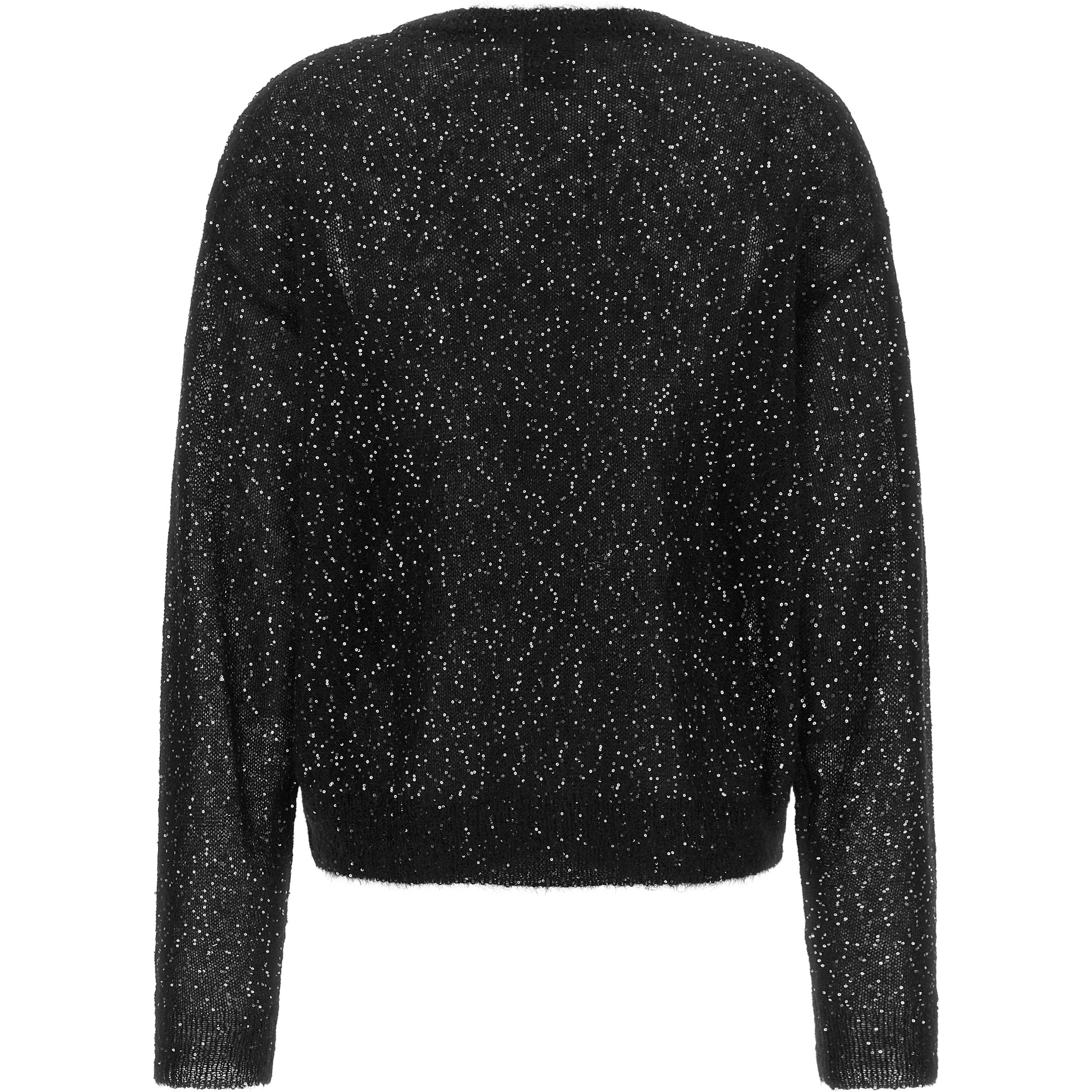Black Wool Cardigan