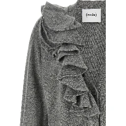 Gray Wool Cardigan