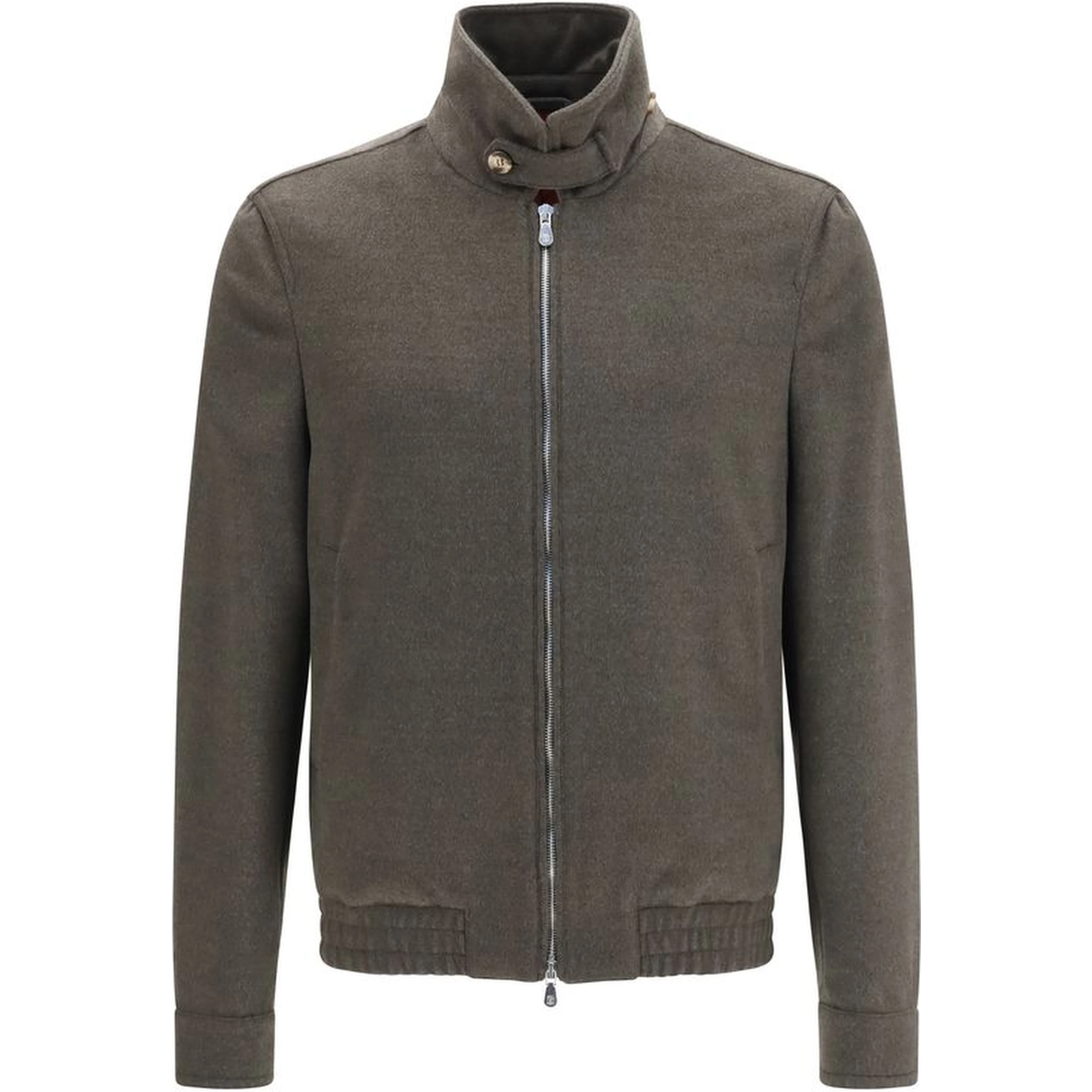 Gray Wool Oves Aries Full-Length Jacket