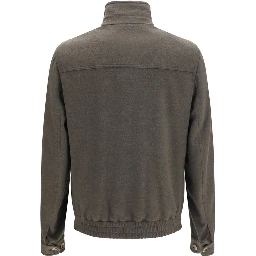 Gray Wool Oves Aries Full-Length Jacket
