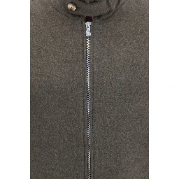 Gray Wool Oves Aries Full-Length Jacket