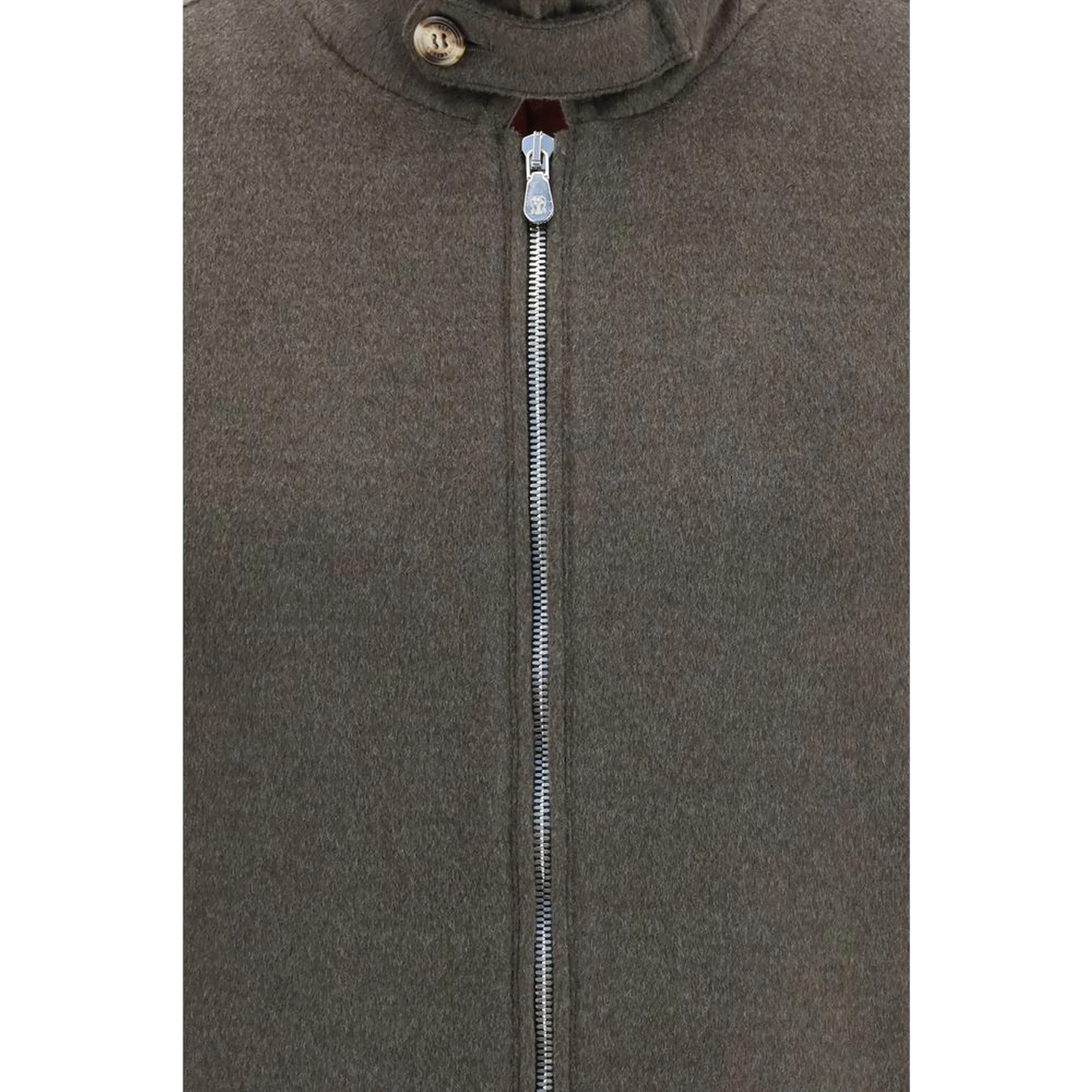 Gray Wool Oves Aries Full-Length Jacket
