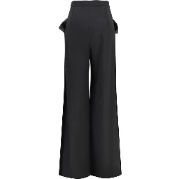 Black Recycled Polyester Pants