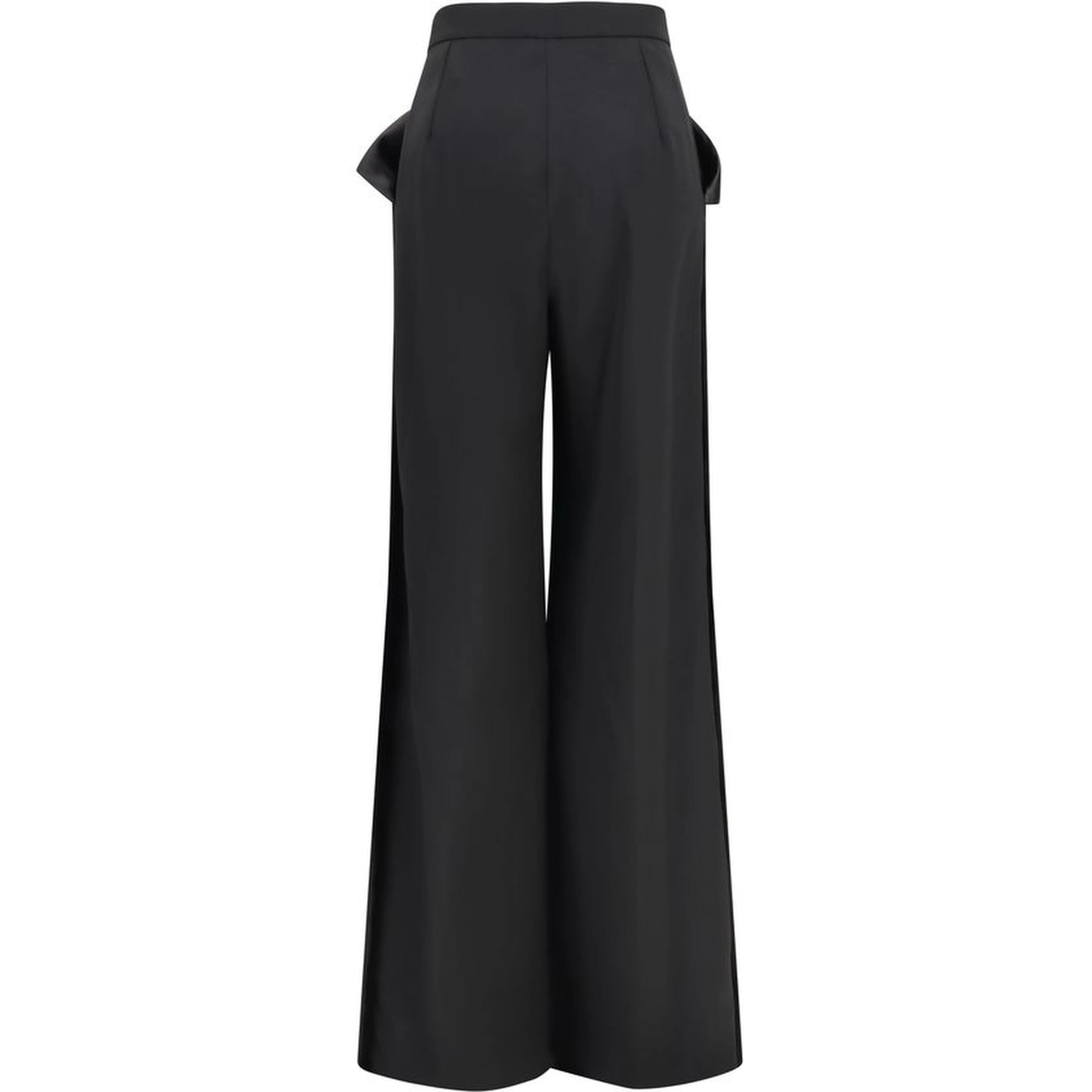 Black Recycled Polyester Pants