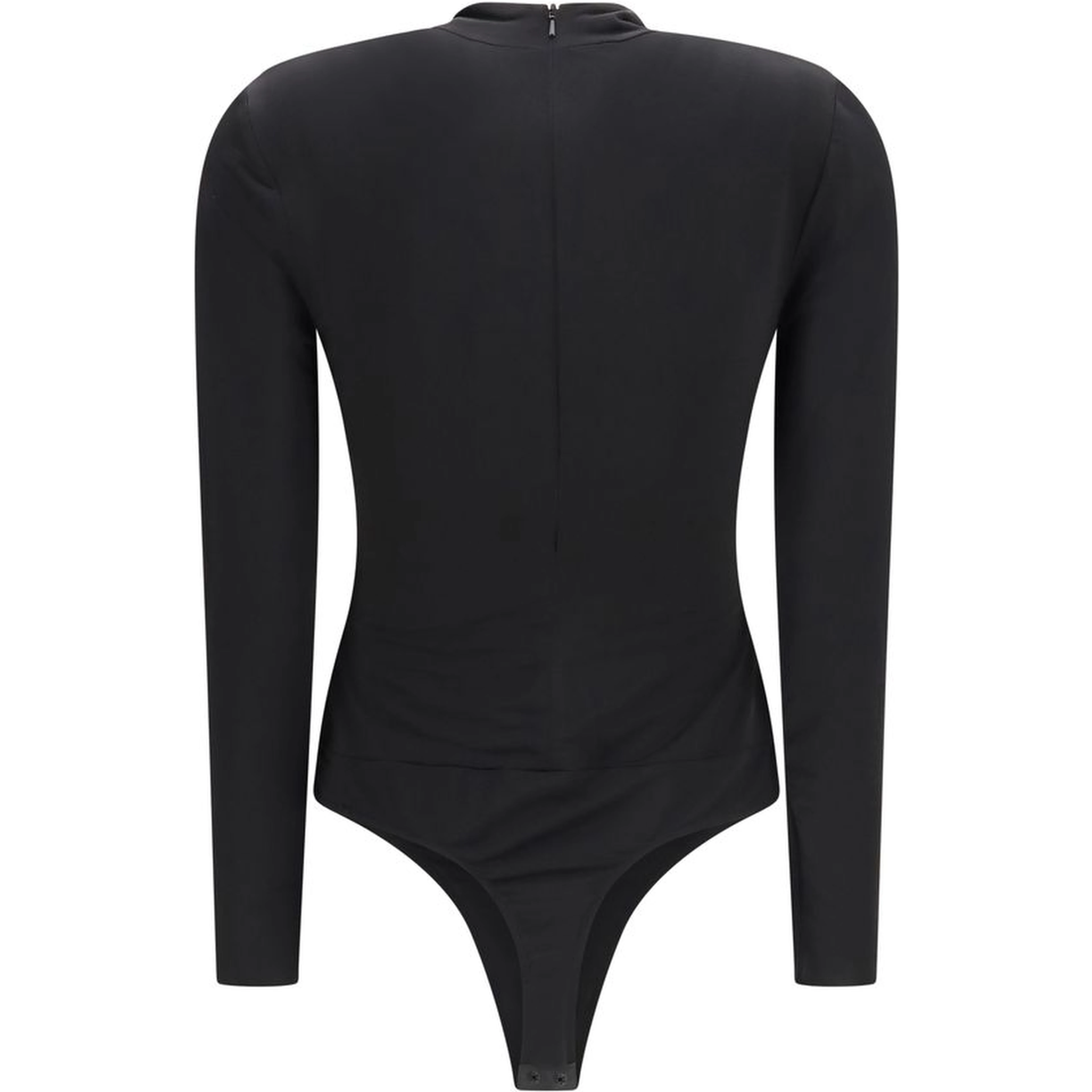 Black Polyester Bodysuit