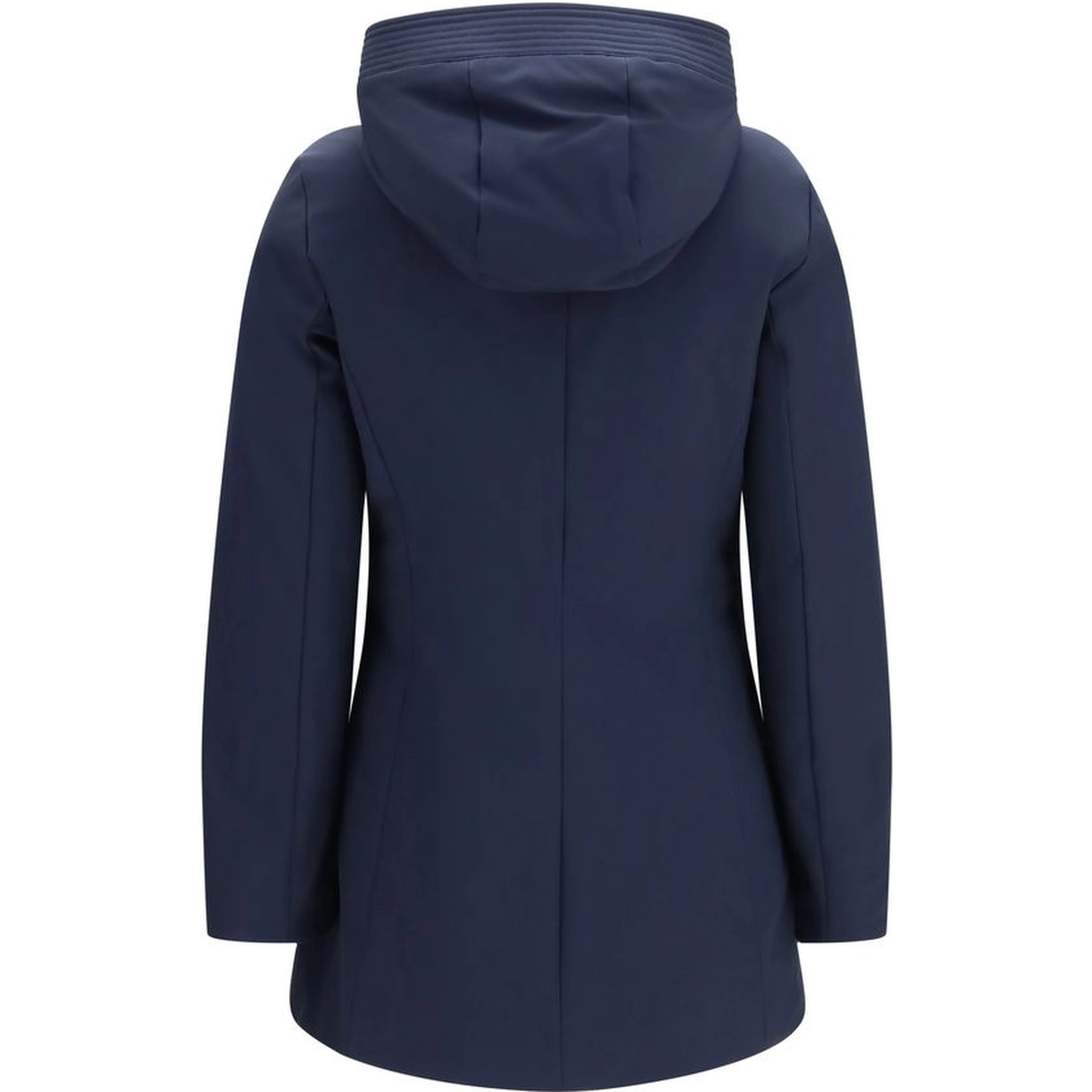 Blue Polyester Parka
