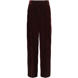 Bordeaux Viscose Dress Pants