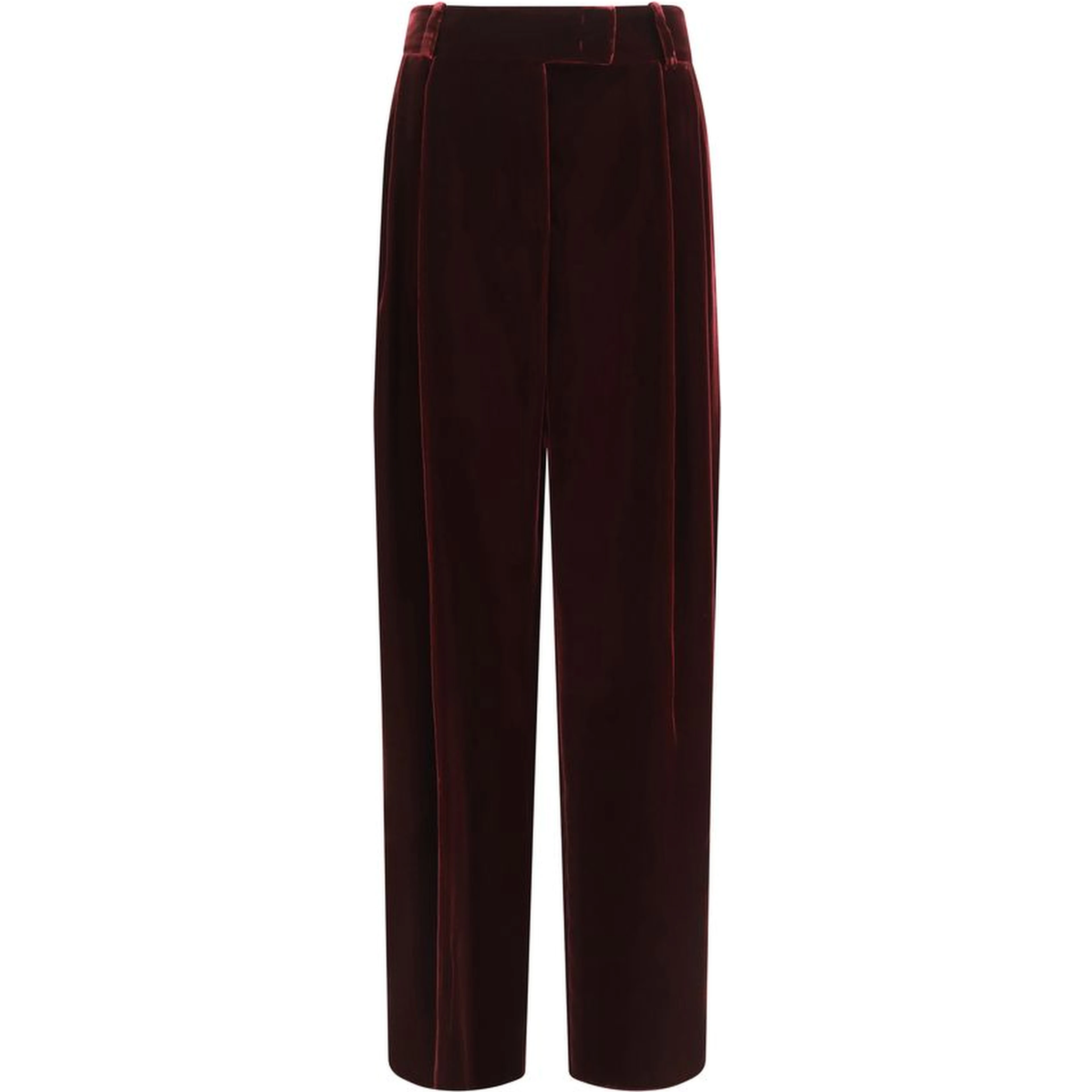 Bordeaux Viscose Dress Pants