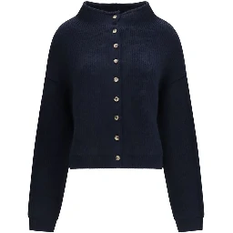 Blue Cashmere Cardigan