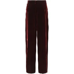 Bordeaux Viscose Dress Pants
