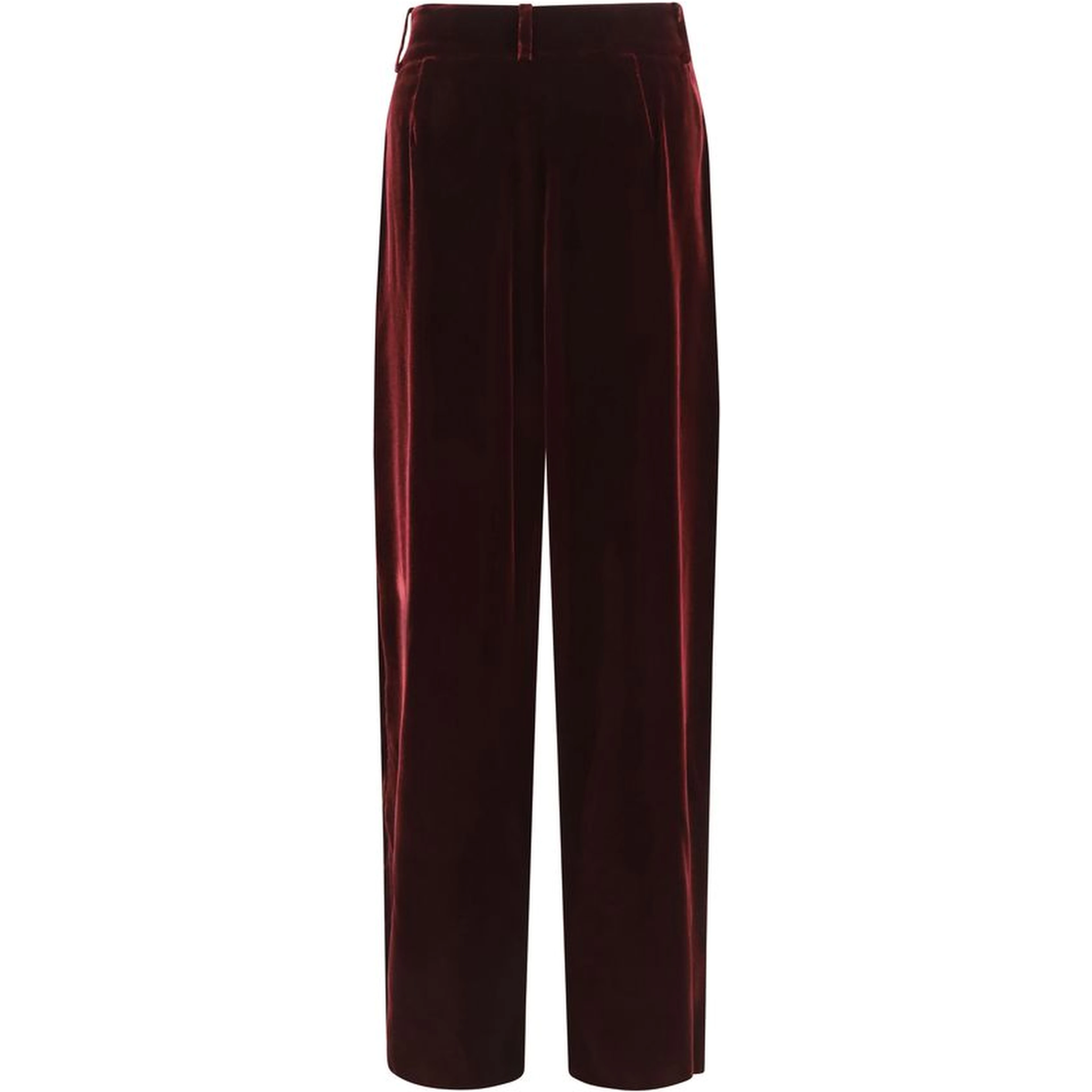 Bordeaux Viscose Dress Pants