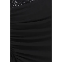 Black Nylon Cocktail Dress